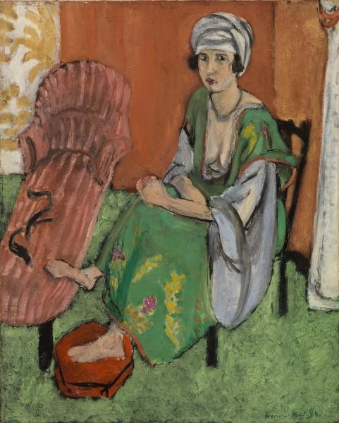 The Green Dress by Henri Matisse