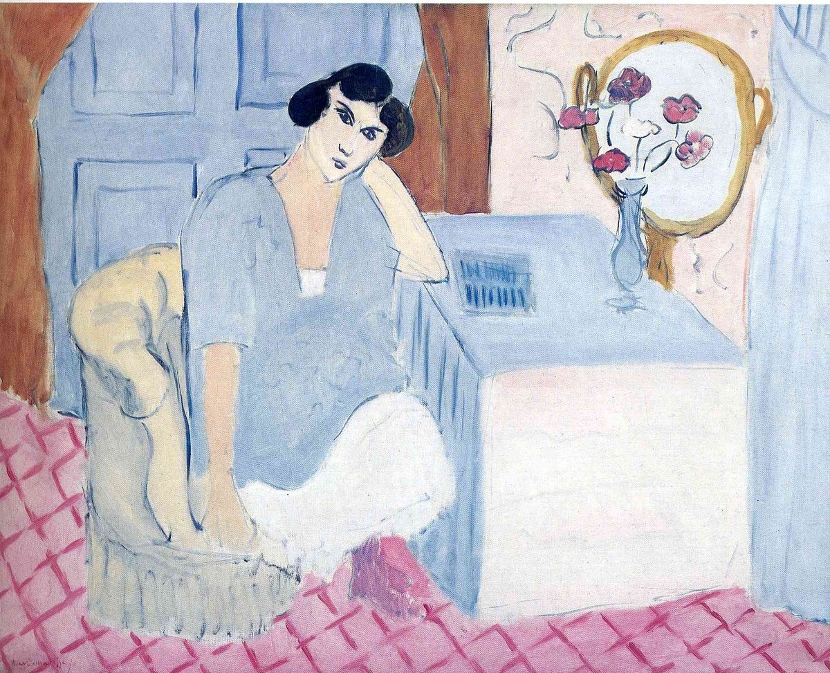 The Innatentive Reader by Henri Matisse