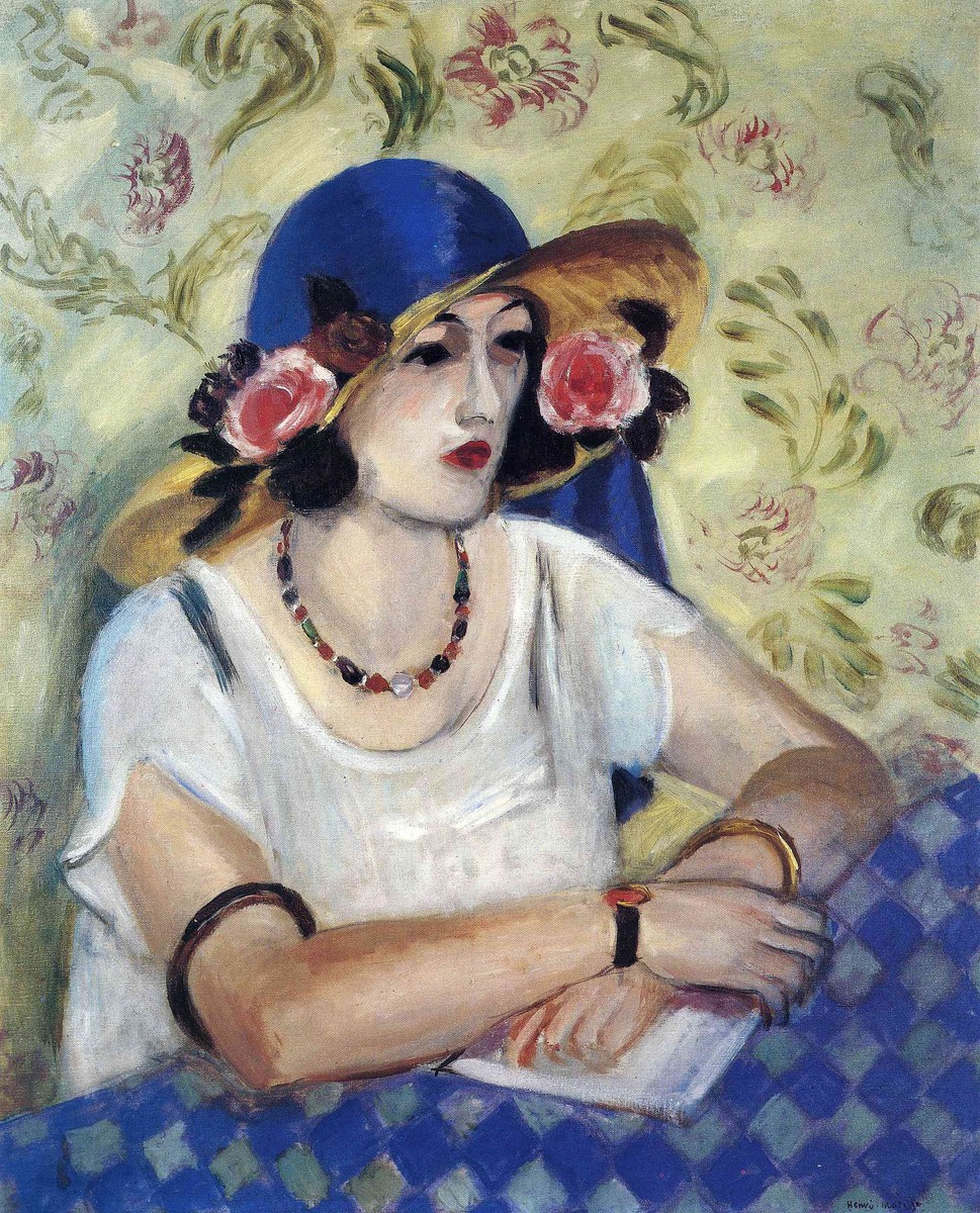 The Lady in the Blue Hat by Henri Matisse