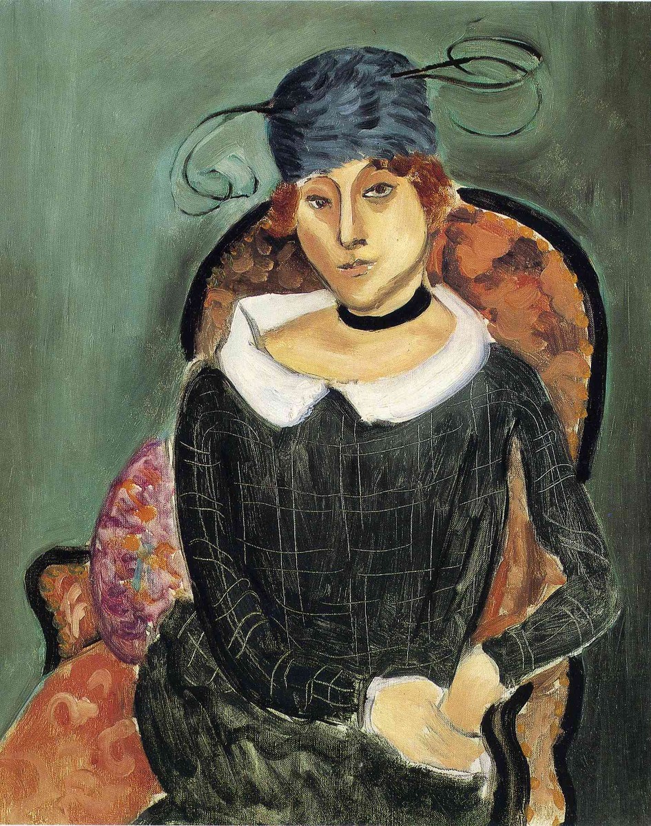 The Ostrich Feather Hat by Henri Matisse
