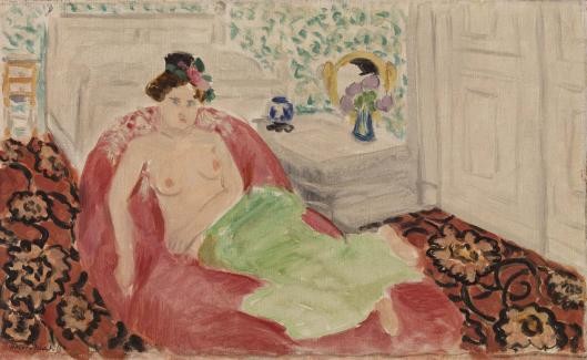 The Red Couch by Henri Matisse