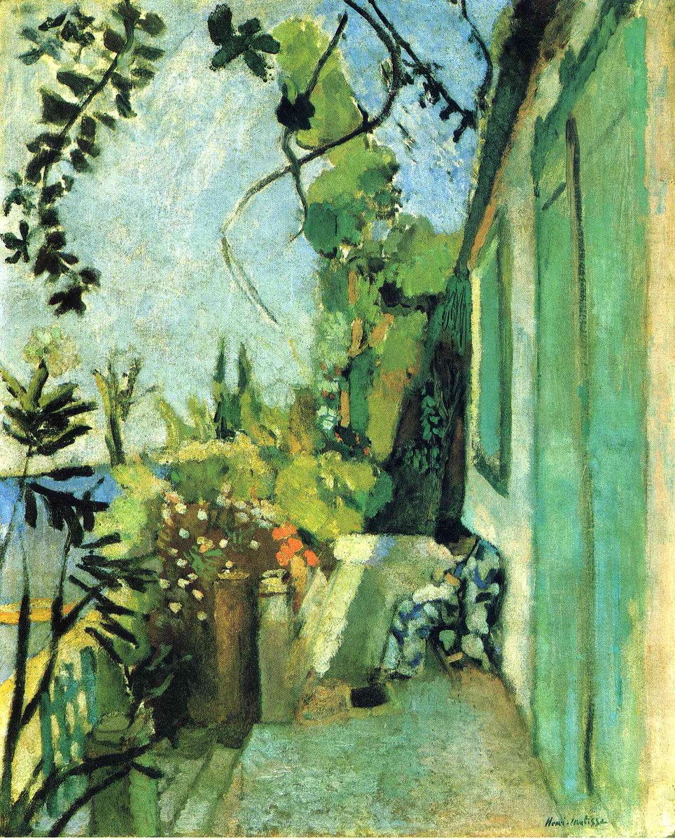 The Terrace, St. Tropez by Henri Matisse