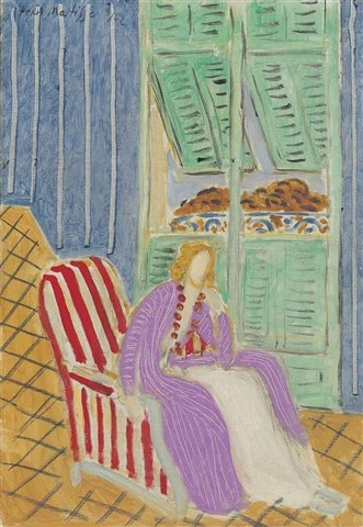 The Violet Robe by Henri Matisse