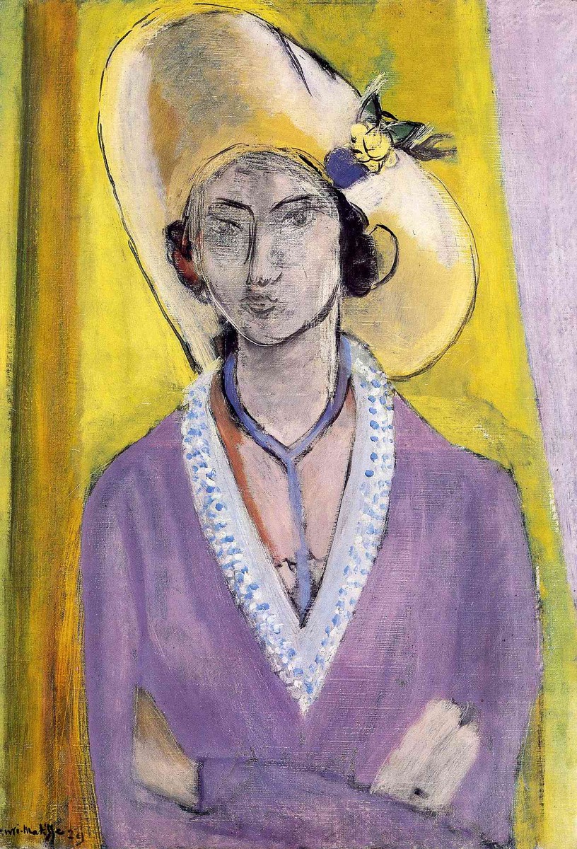 The Yellow Hat by Henri Matisse