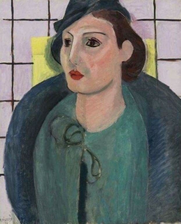 Titine Trovato in Dress and Hat by Henri Matisse
