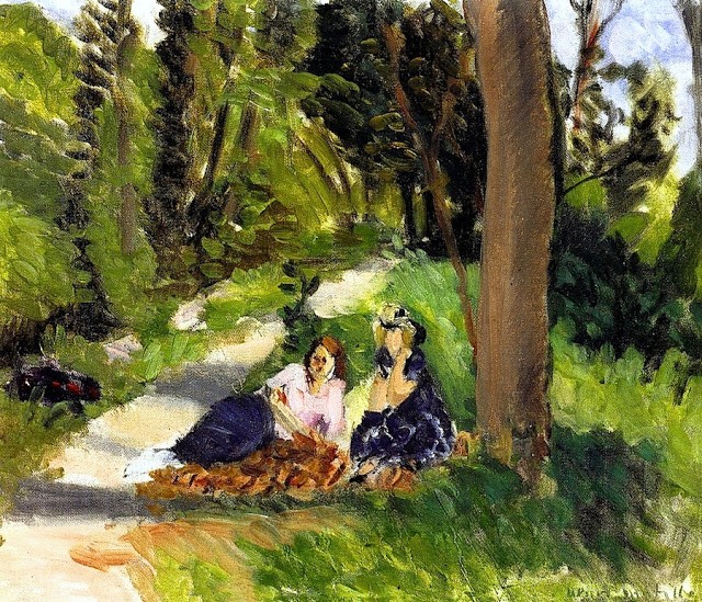 Two Figures near the Le Loup River by Henri Matisse