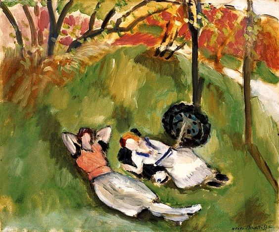 Two Figures Reclining in a Landscape by Henri Matisse