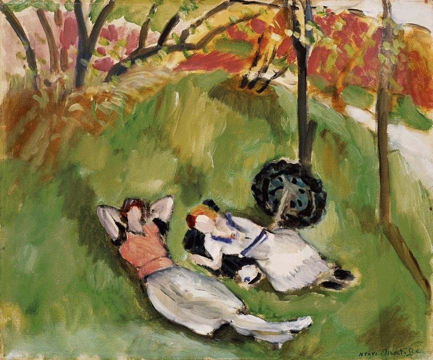Two Figures Reclining in a Landscape by Henri Matisse