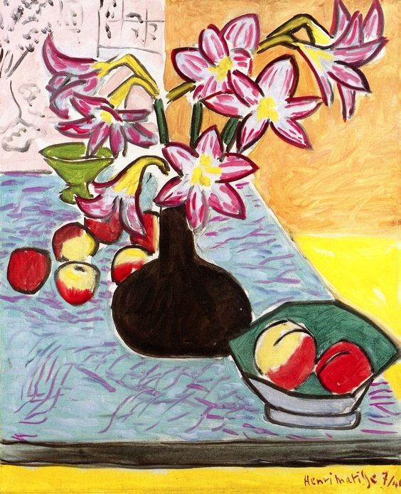 Vase of Amaryllis by Henri Matisse