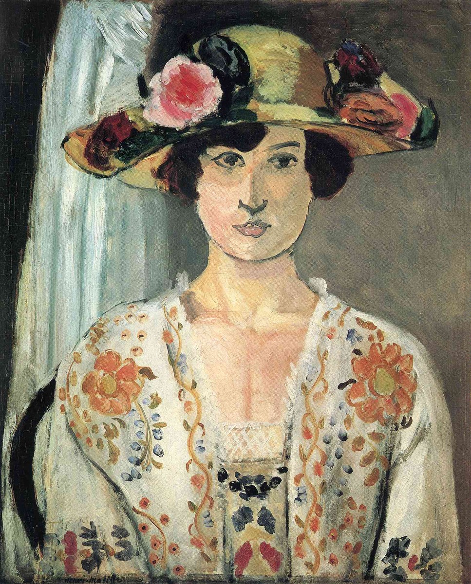 Woman in a Hat by Henri Matisse