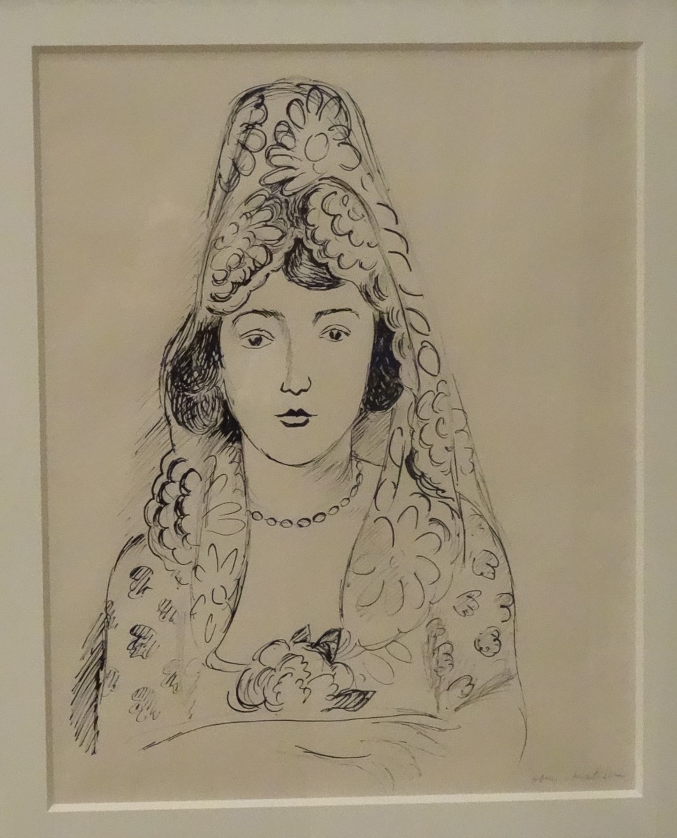 Woman in a Mantilla by Henri Matisse