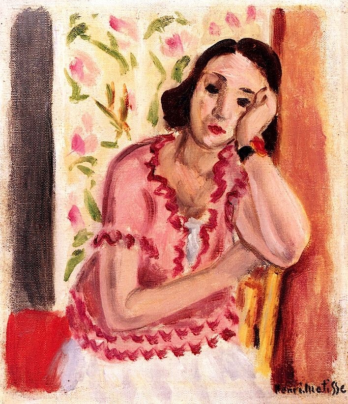 Woman Leaning by Henri Matisse