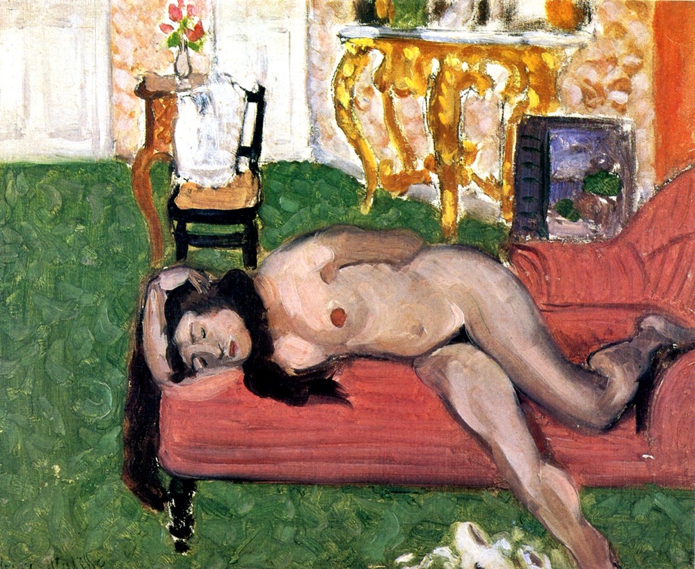 Woman on a Couch by Henri Matisse