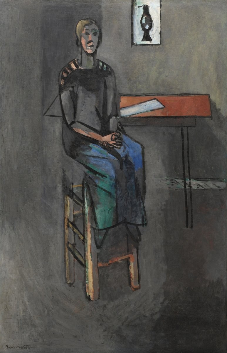 Woman on a High Stool by Henri Matisse