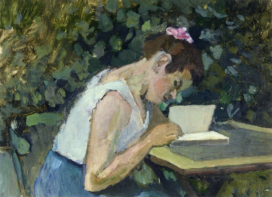Woman Reading in a Garden by Henri Matisse