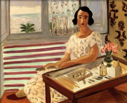 Woman Seated at Her Dressing Table by Henri Matisse