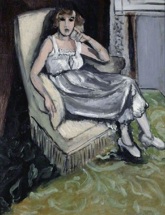 Woman Seated in An Armchair by Henri Matisse