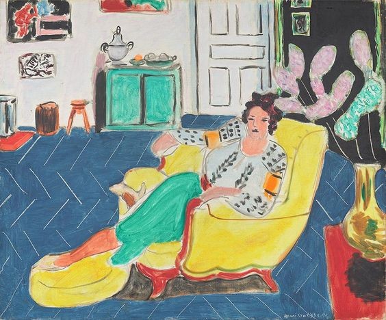 Woman Seated in An Armchair by Henri Matisse