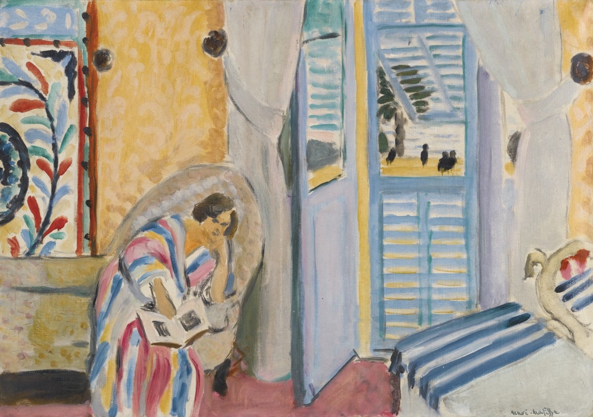 Woman With a Book by Henri Matisse
