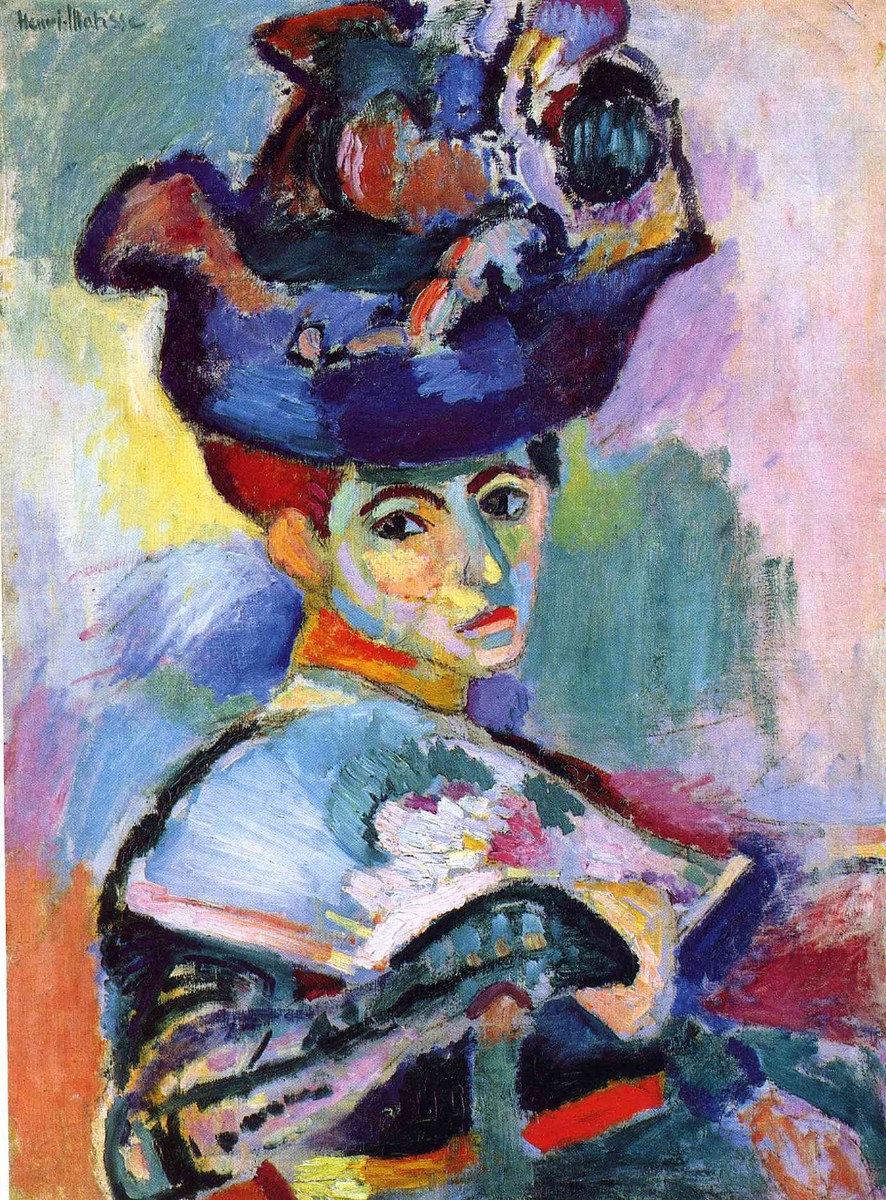 Woman with a Hat by Henri Matisse