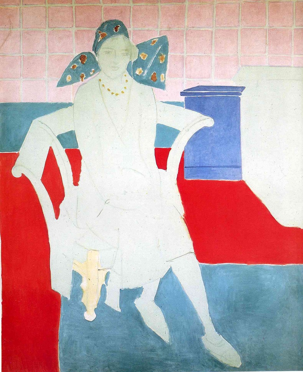 Woman with a Madras Hat by Henri Matisse