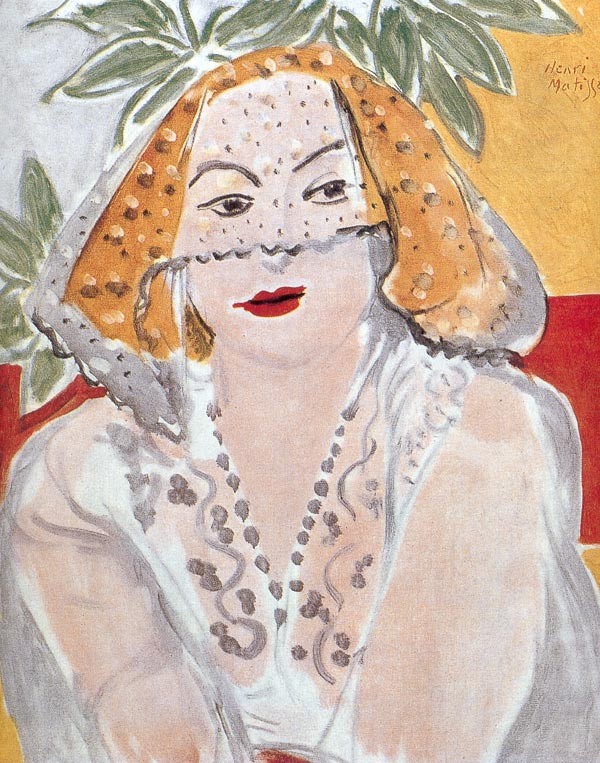 Woman with a Veil by Henri Matisse