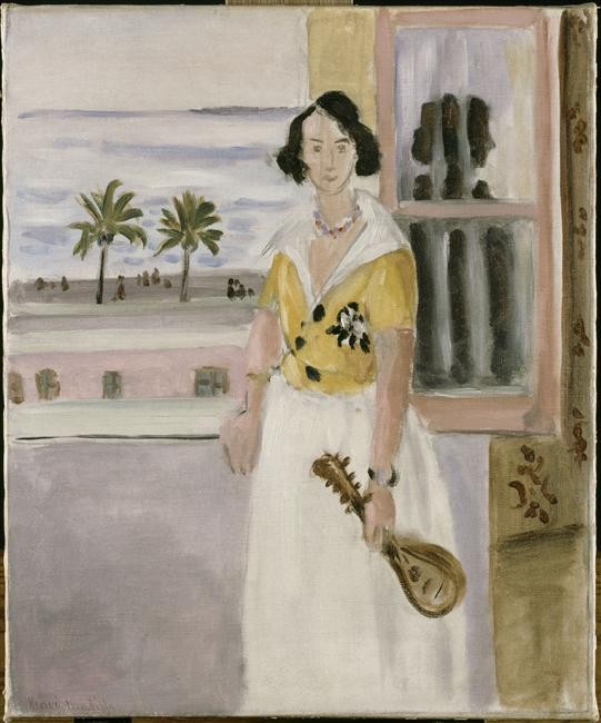 Woman with mandolin by Henri Matisse