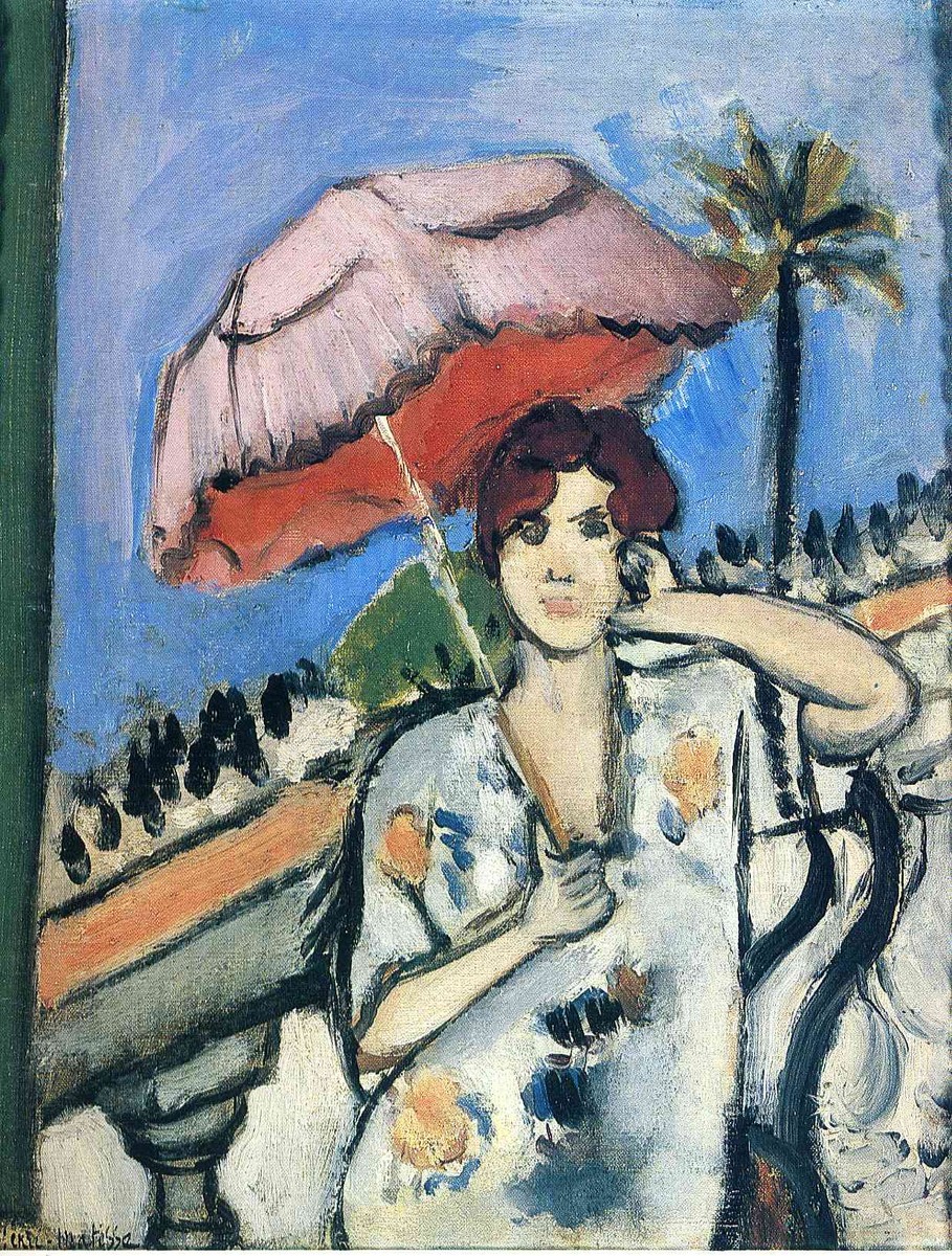 Woman with Umbrella by Henri Matisse