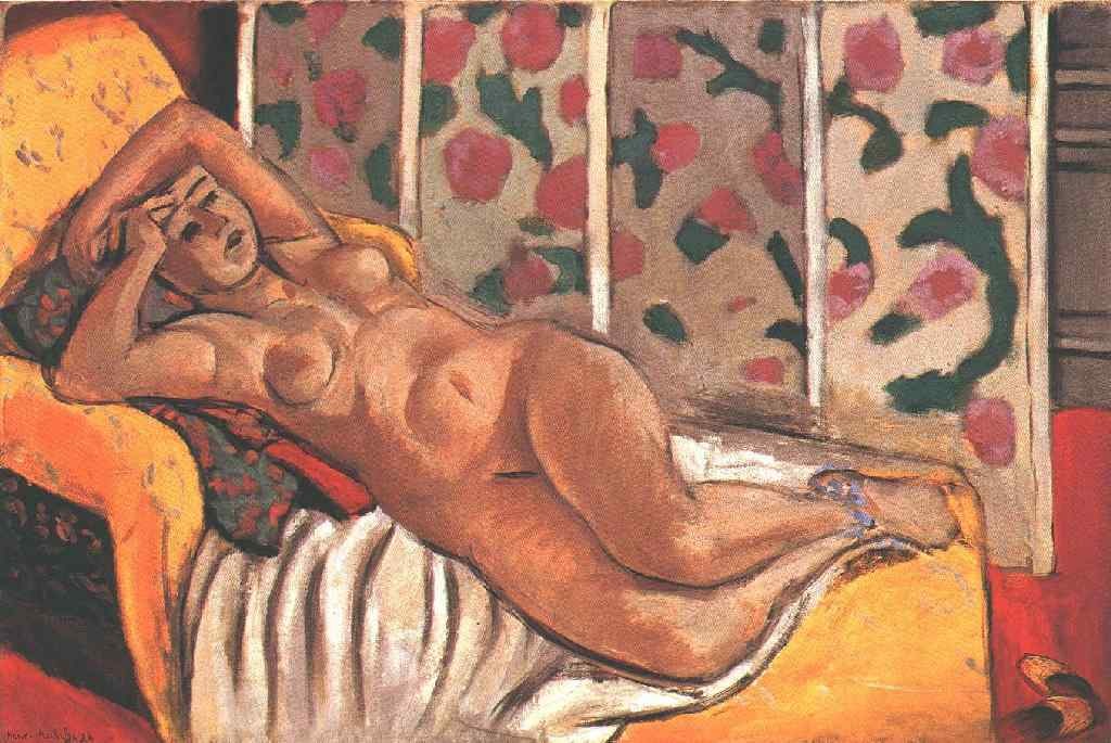 Yellow odalisque by Henri Matisse