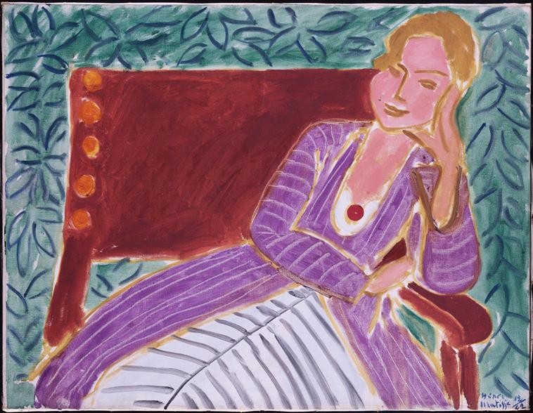 Young Girl In A Persian Dress by Henri Matisse