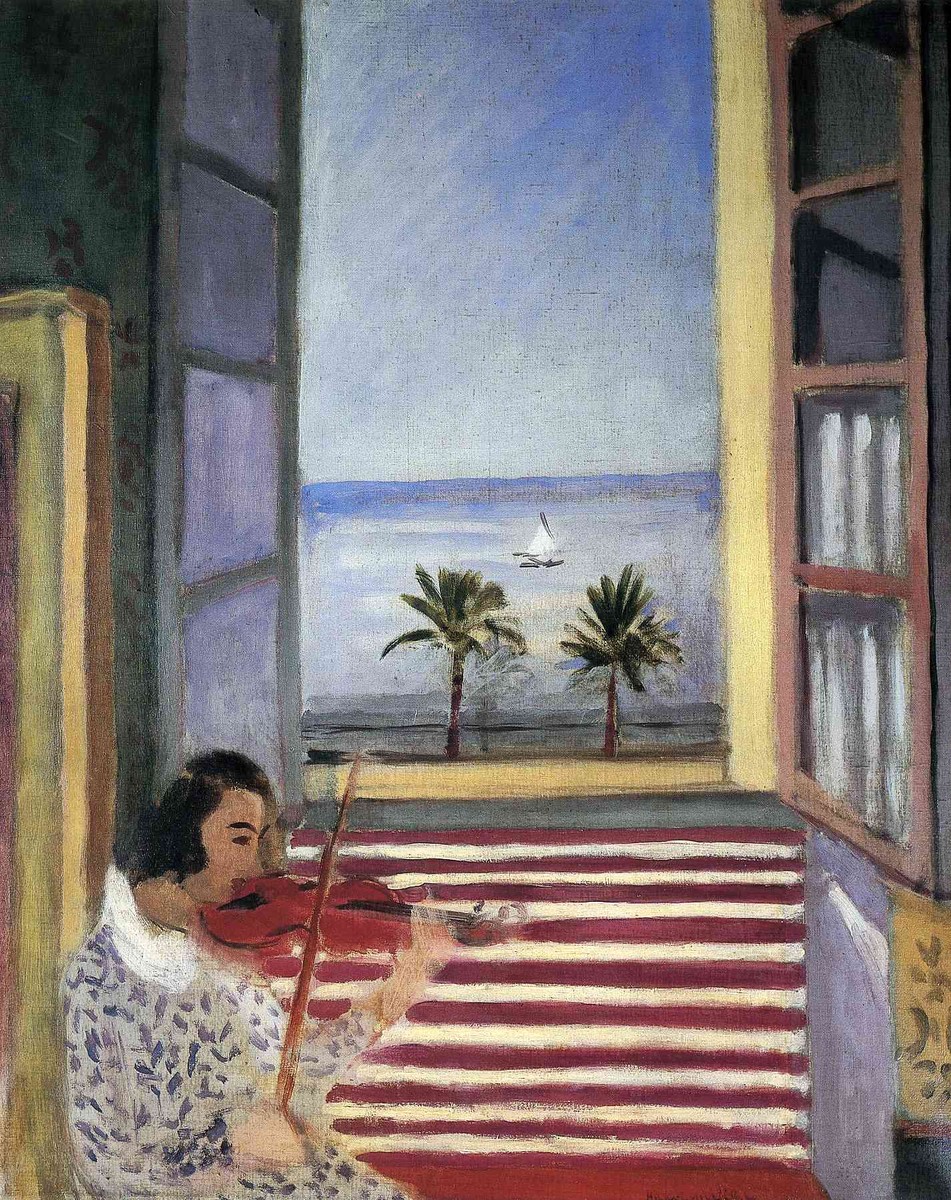 Young Woman Playing Violin by Henri Matisse