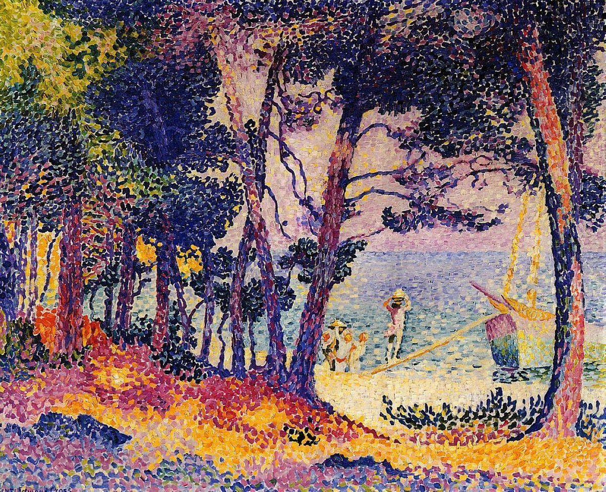 A Pine Wood, Provence by Henri-Edmond Cross