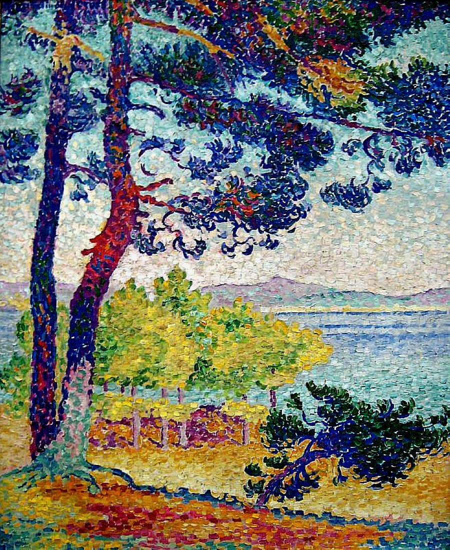 Afternoon at Pardigon, Var by Henri-Edmond Cross