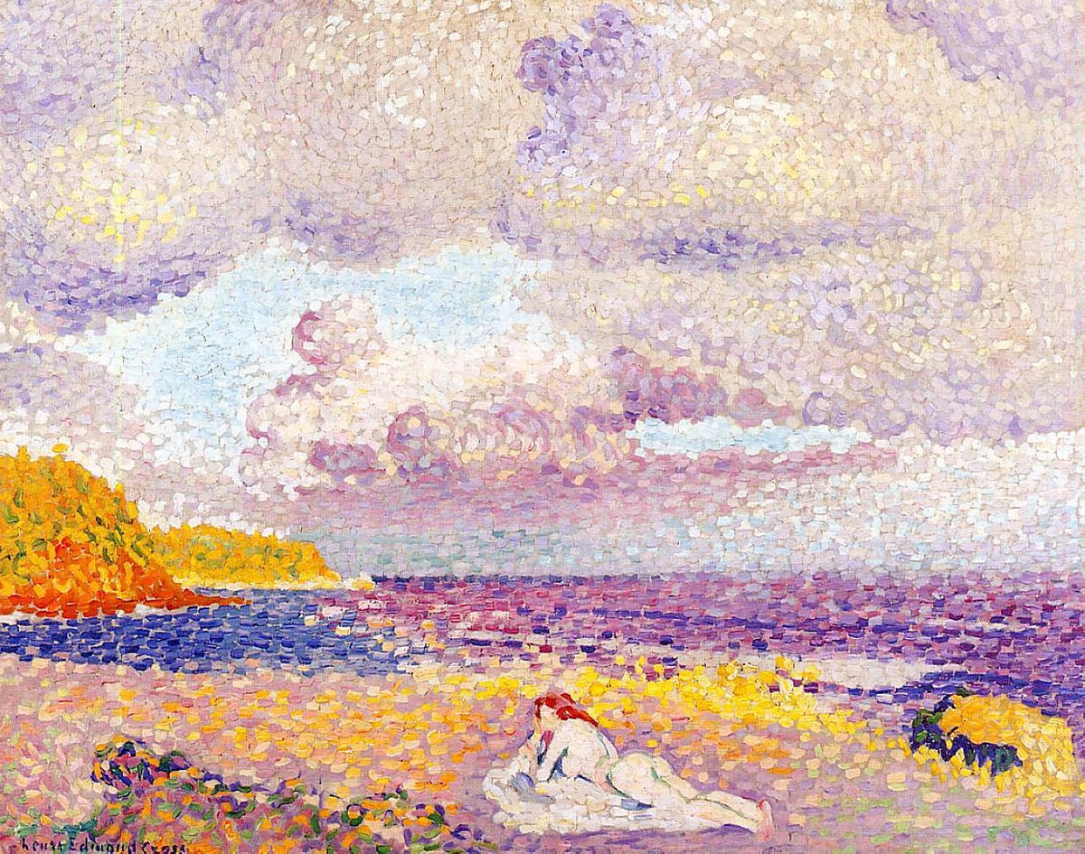 An Incoming Storm by Henri-Edmond Cross