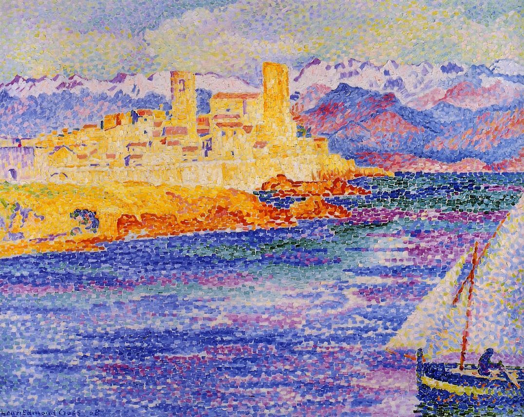 Antibes by Henri-Edmond Cross