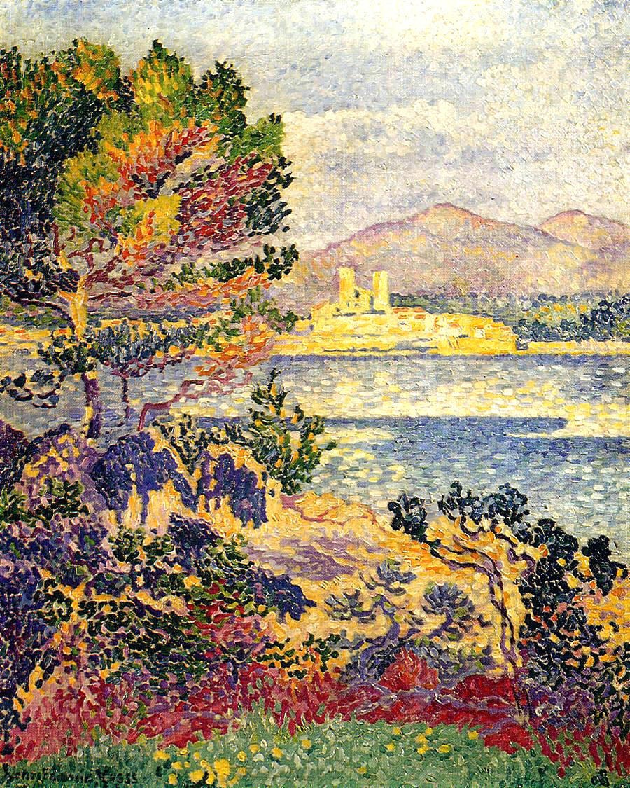 Antibes, Morning by Henri-Edmond Cross