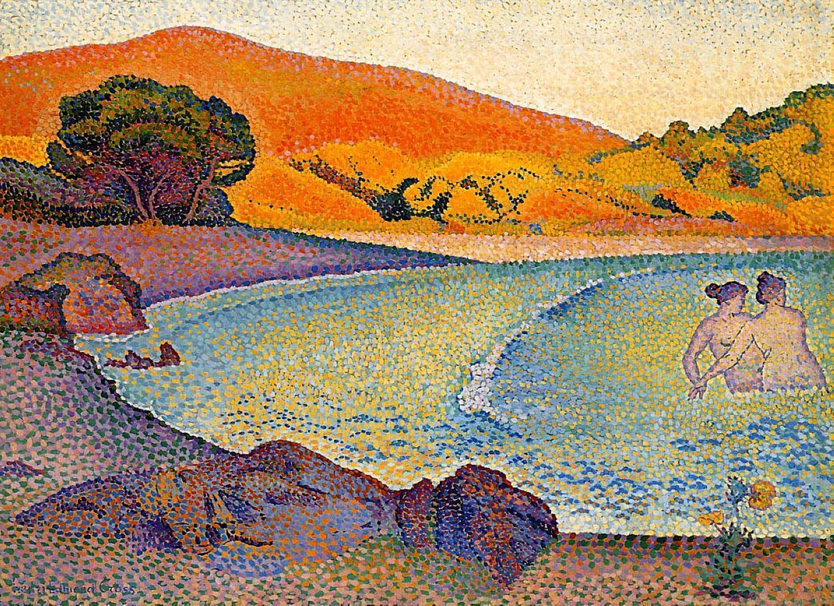Bathers by Henri-Edmond Cross