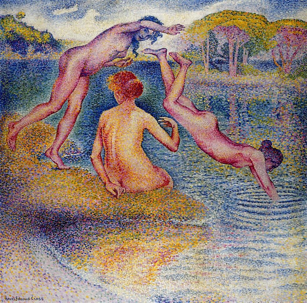 Bathers by Henri-Edmond Cross