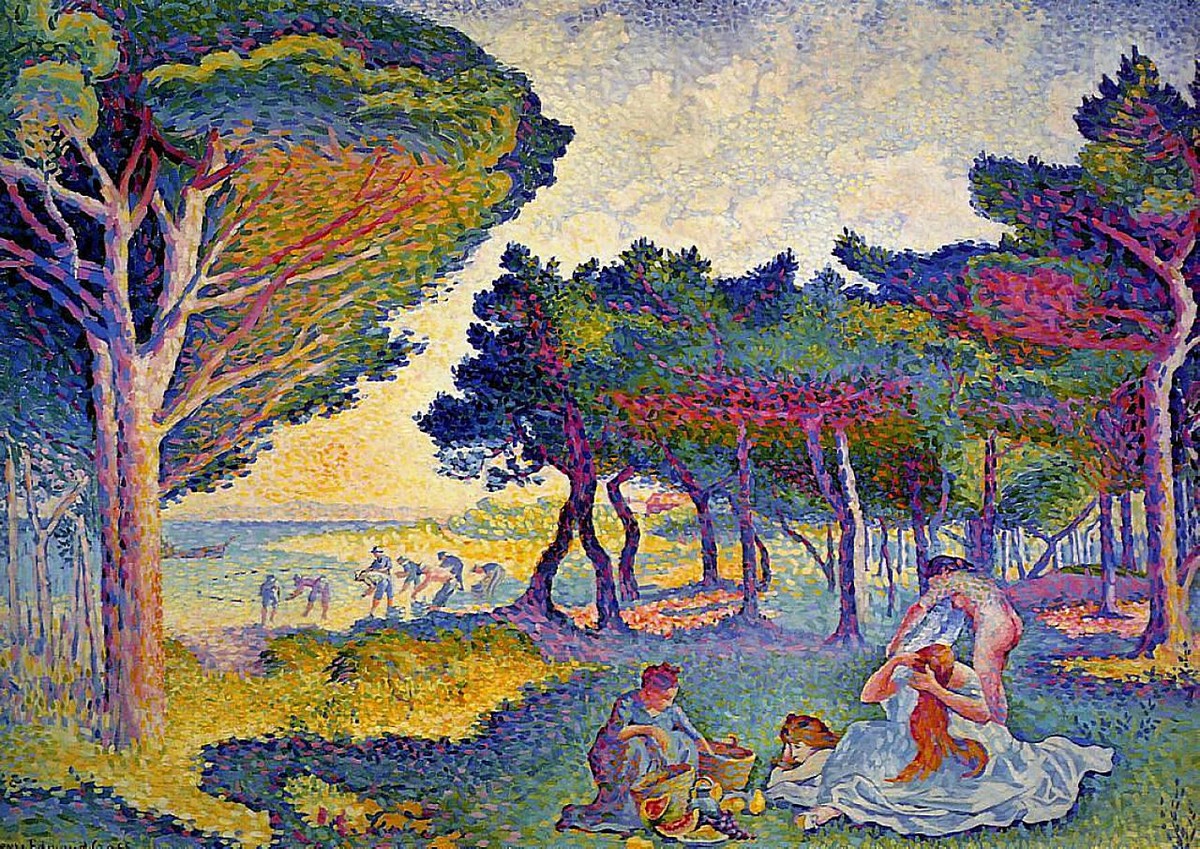 By the Mediterranean by Henri-Edmond Cross