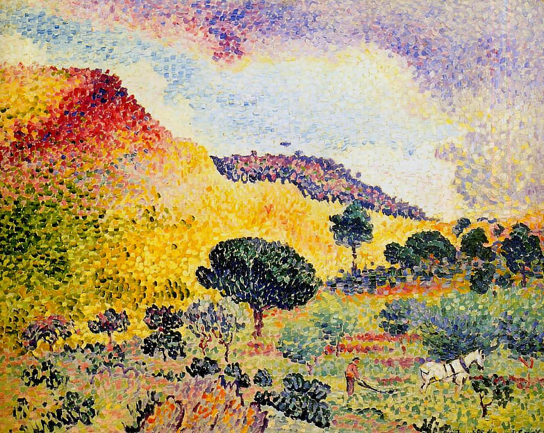 Chaine des Maures by Henri-Edmond Cross