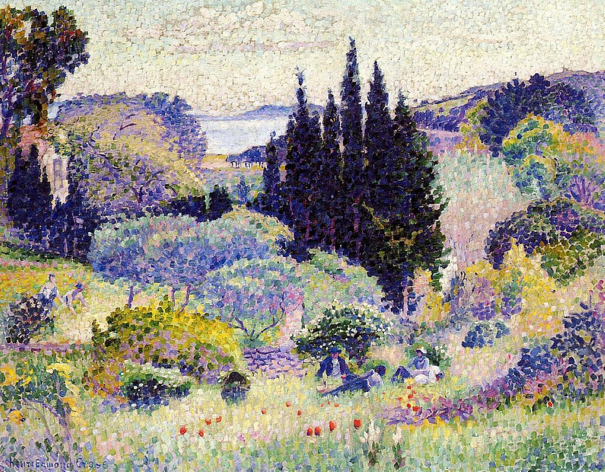Cypress, April by Henri-Edmond Cross