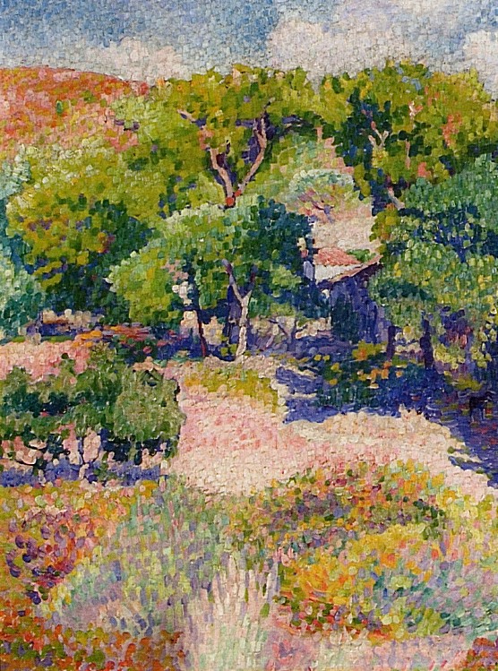 Cypresses by Henri-Edmond Cross