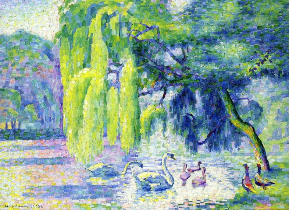 Family of Swans by Henri-Edmond Cross