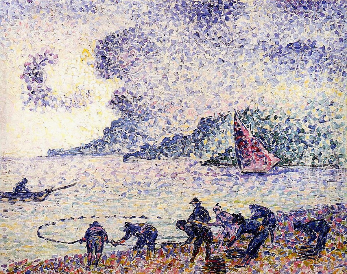 Fisherman by Henri-Edmond Cross