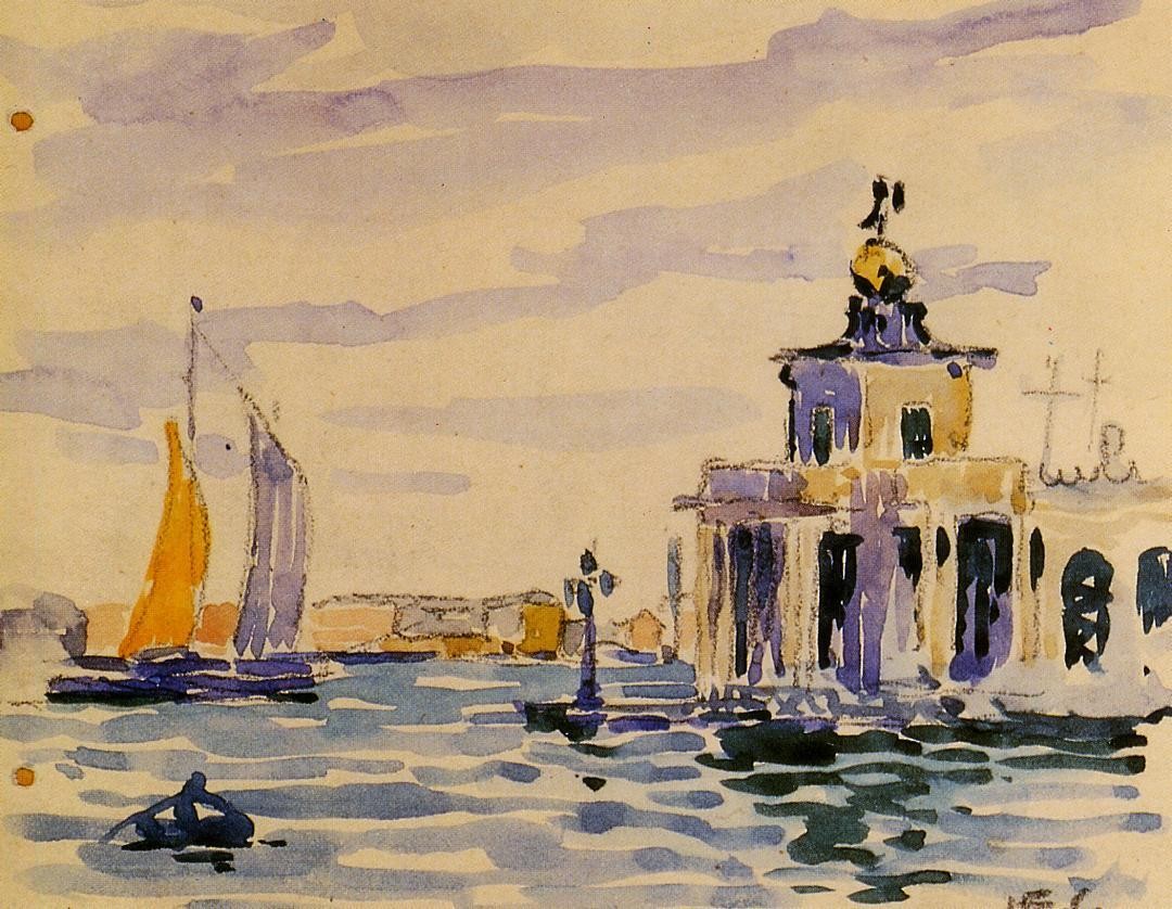 La Dogana by Henri-Edmond Cross