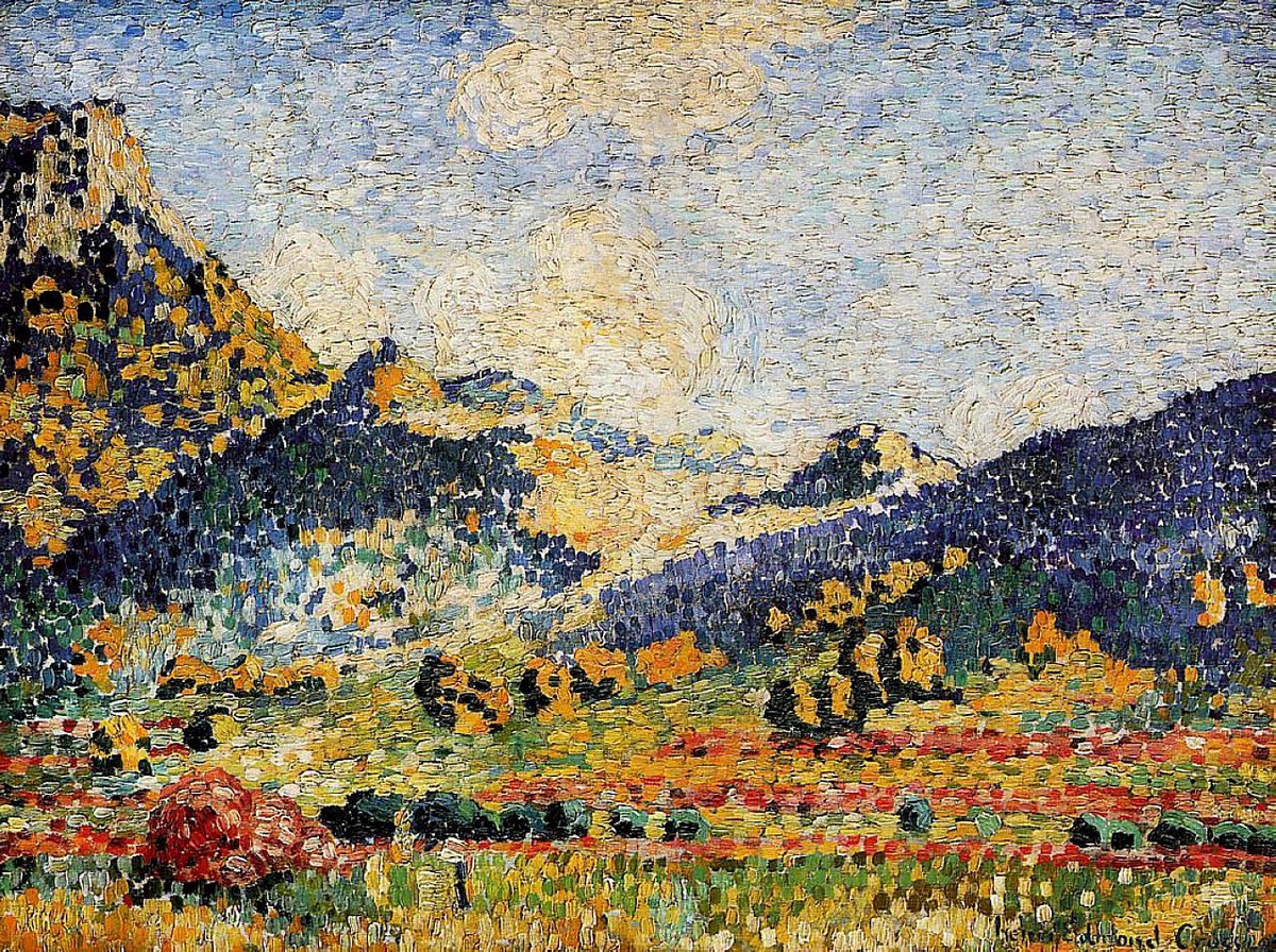Les Petits, Montagnes Mauresques by Henri-Edmond Cross