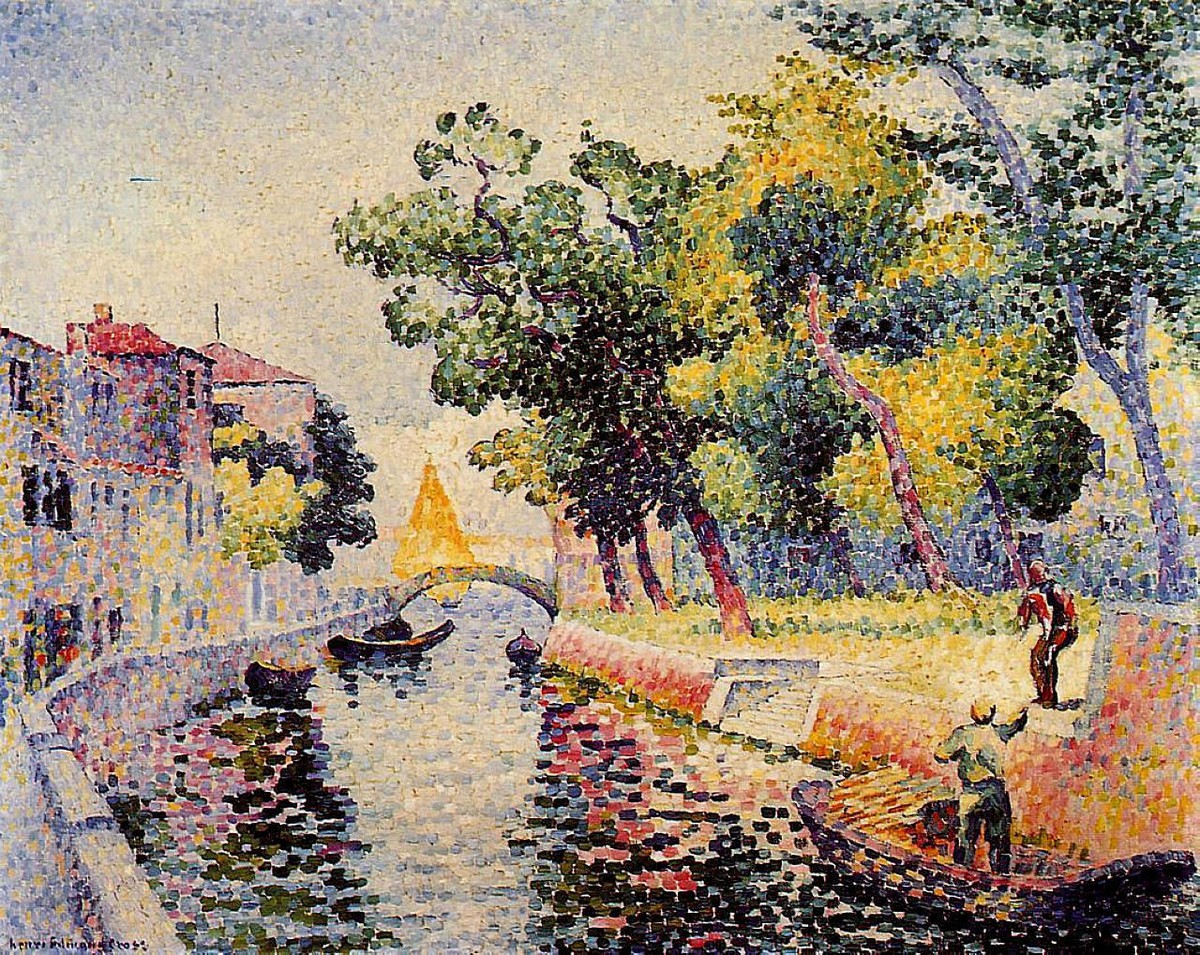 Ponte San Trovaso by Henri-Edmond Cross