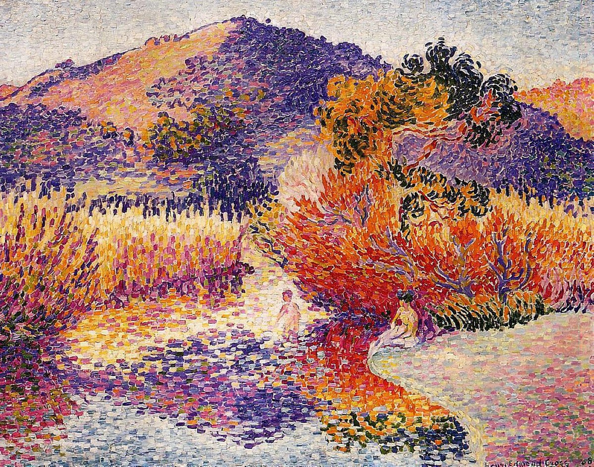 River in Saint-Clair by Henri-Edmond Cross