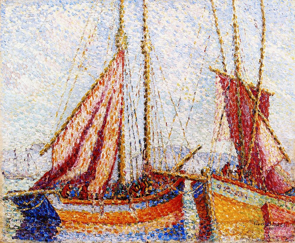 Sailboats by Henri-Edmond Cross
