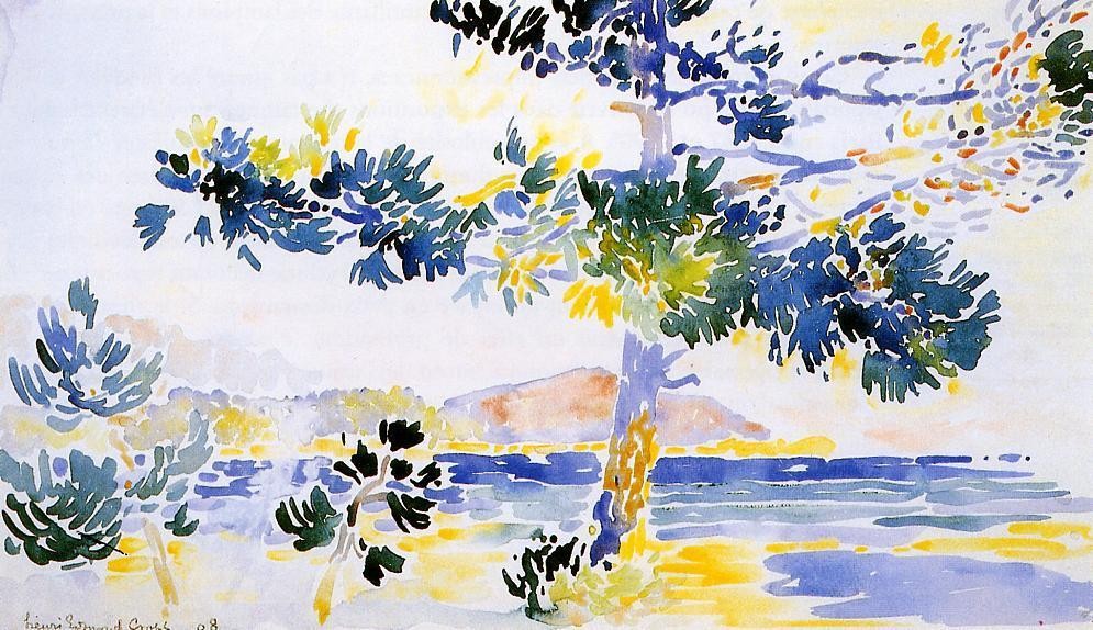 Saint-Clair Landscape by Henri-Edmond Cross
